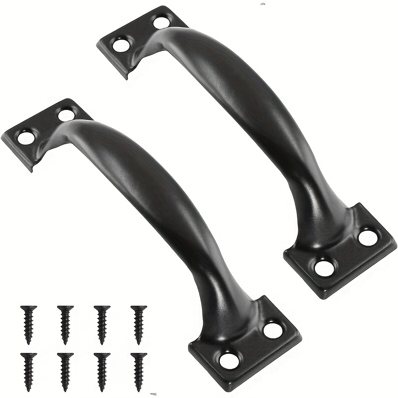 Window Lock Bar - 2개 DIY 가구용 철제 손잡이 (나사