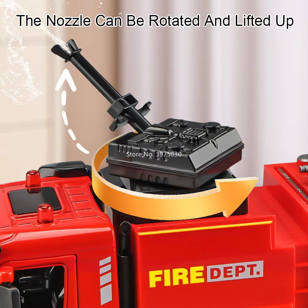 1:32 스케일 소방차 모형 자동차 장난감, 합금 다이 - Fire Escape Ladder 리뷰 및 가격