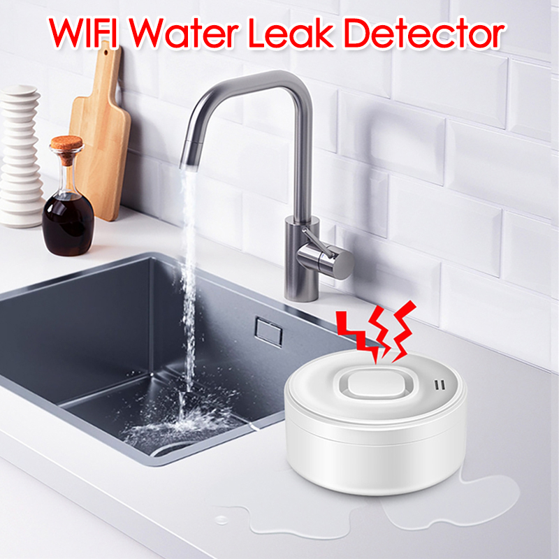 스마트 WIFI 누수 감지기 100dB 고음량 경보 원 - Water Alarm Sensor 리뷰 및 가격